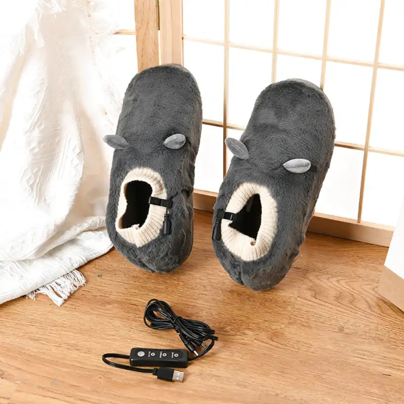 Chauffe pieds USB - Chauffage de chaussons à deux pieds - Chauffe
